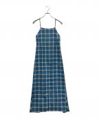 moussy×Ocean Pacificマウジー×オーシャンパシフィック）の古着「OP CAMI ドレス（オーピー　キャミ　ドレス）」｜ブルー
