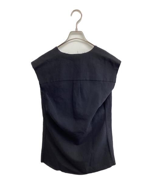 gabriela coll garments（ガブリエラコールガーメンツ）gabriela coll garments (ガブリエラコールガーメンツ) スリーブレスリネンブラウス ブラック サイズ:SIZE Sの古着・服飾アイテム