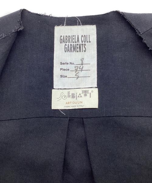 gabriela coll garments（ガブリエラコールガーメンツ）gabriela coll garments (ガブリエラコールガーメンツ) スリーブレスリネンブラウス ブラック サイズ:SIZE Sの古着・服飾アイテム