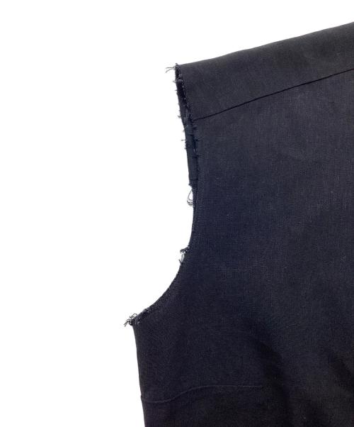 gabriela coll garments（ガブリエラコールガーメンツ）gabriela coll garments (ガブリエラコールガーメンツ) スリーブレスリネンブラウス ブラック サイズ:SIZE Sの古着・服飾アイテム