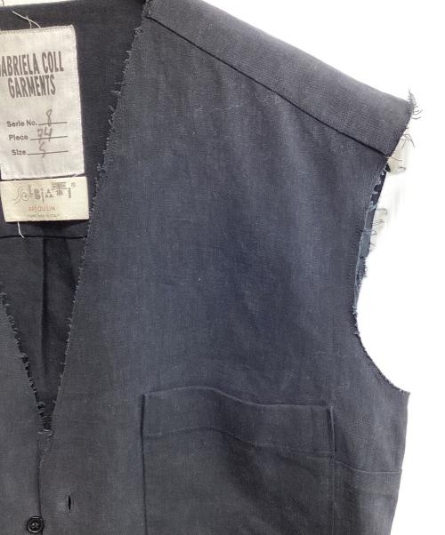 gabriela coll garments（ガブリエラコールガーメンツ）gabriela coll garments (ガブリエラコールガーメンツ) スリーブレスリネンブラウス ブラック サイズ:SIZE Sの古着・服飾アイテム