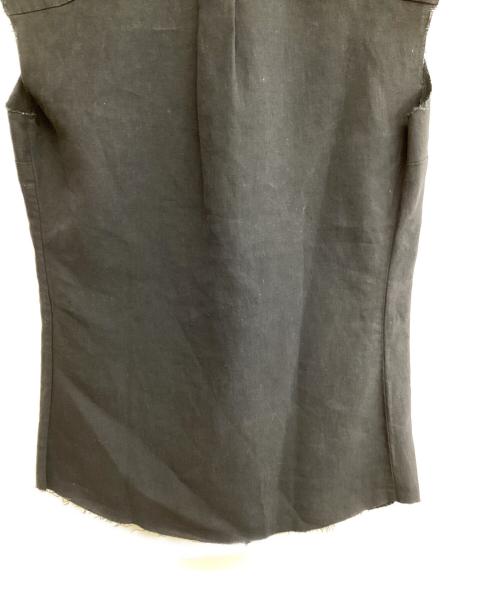 gabriela coll garments（ガブリエラコールガーメンツ）gabriela coll garments (ガブリエラコールガーメンツ) スリーブレスリネンブラウス ブラック サイズ:SIZE Sの古着・服飾アイテム