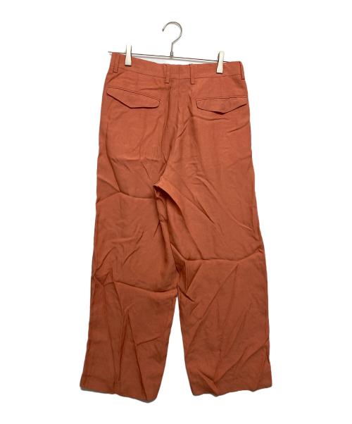 DRIES VAN NOTEN（ドリスヴァンノッテン）DRIES VAN NOTEN (ドリスヴァンノッテン) レーヨンタックワイドパンツ ピンク サイズ:SIZE36の古着・服飾アイテム