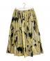 DRIES VAN NOTEN (ドリスヴァンノッテン) フラワープリントギャザースカート イエロー サイズ:SIZE 36：30000円
