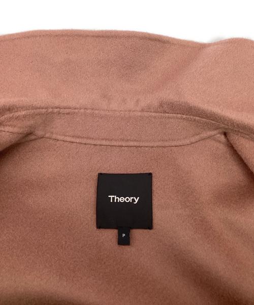 theory（セオリー）theory (セオリー) カシミヤ混Pコート ピンク サイズ:SIZE Pの古着・服飾アイテム