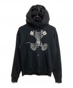 MARCELO BURLON×DISNEYマルセロバーロン×ディズニー）の古着「コラボパーカー」｜ブラック