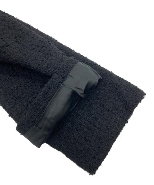 ANAYI（アナイ）ANAYI (アナイ) チェックツィードジャケット ブラック サイズ:SIZE 36の古着・服飾アイテム