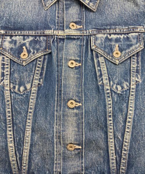 TENDERLOIN（テンダーロイン）TENDERLOIN (テンダーロイン) ヴィンテージ加工 3rdタイプ デニムジャケット インディゴ サイズ:SIZE XSの古着・服飾アイテム