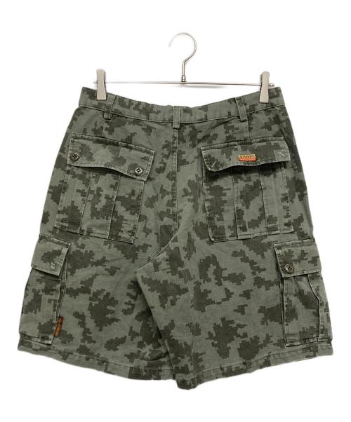 stussy（ステューシー）stussy (ステューシー) ハーフカーゴパンツ カーキ サイズ:SIZE31の古着・服飾アイテム
