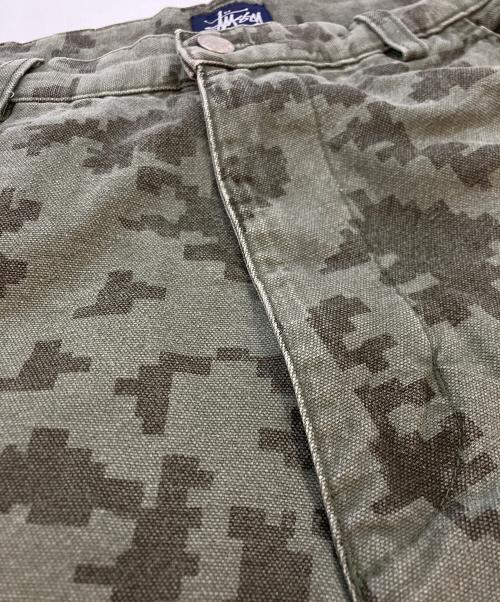 stussy（ステューシー）stussy (ステューシー) ハーフカーゴパンツ カーキ サイズ:SIZE31の古着・服飾アイテム