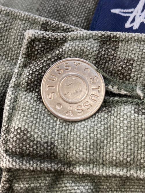stussy（ステューシー）stussy (ステューシー) ハーフカーゴパンツ カーキ サイズ:SIZE31の古着・服飾アイテム