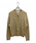 BEIGE（ベイジ）の古着「ラメテープヤーンカーディガン」｜ゴールド