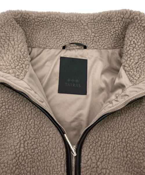 TATRAS（タトラス）TATRAS (タトラス) スタンドカラー ボアジャケット モカ サイズ:SIZE 03の古着・服飾アイテム