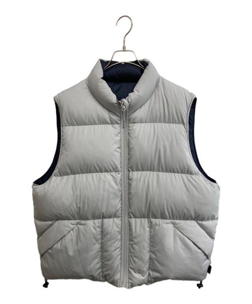 SEDAN ALL-PURPOSE（セダンオールパーパス）SEDAN ALL-PURPOSE (セダンオールパーパス) Reversible Down Vest ネイビー×グレー サイズ:SIZE XLの古着・服飾アイテム