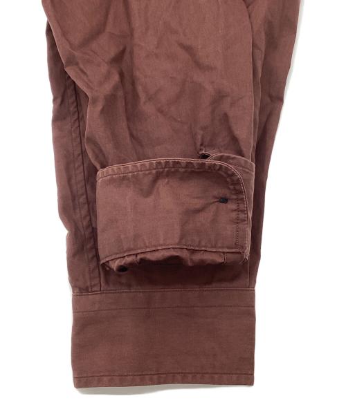 AURALEE（オーラリー）AURALEE (オーラリー) WASHED FINX TWILL BIG SHIRTS バーガンディー サイズ:SIZE 5の古着・服飾アイテム