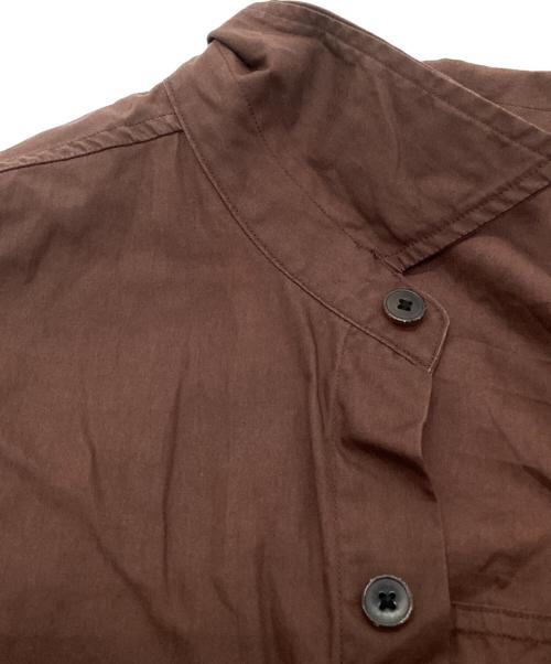 AURALEE（オーラリー）AURALEE (オーラリー) WASHED FINX TWILL BIG SHIRTS バーガンディー サイズ:SIZE 5の古着・服飾アイテム