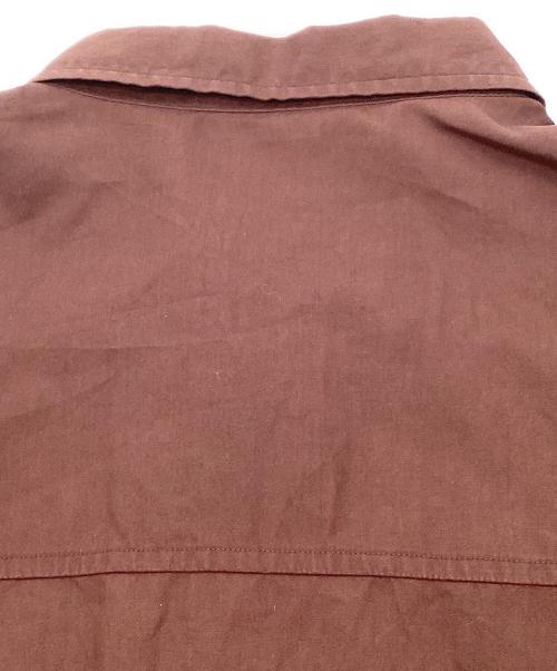 AURALEE（オーラリー）AURALEE (オーラリー) WASHED FINX TWILL BIG SHIRTS バーガンディー サイズ:SIZE 5の古着・服飾アイテム
