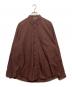AURALEE（オーラリー）の古着「WASHED FINX TWILL BIG SHIRTS」｜バーガンディー