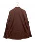 AURALEE (オーラリー) WASHED FINX TWILL BIG SHIRTS バーガンディー サイズ:SIZE 5：13000円
