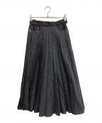 sacaiサカイ）の古着「デニムプリーツスカート」｜インディゴ