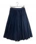 sacai (サカイ) Cotton Poplin Zipper Pleated Skirt ネイビー サイズ:SIZE 2：20000円
