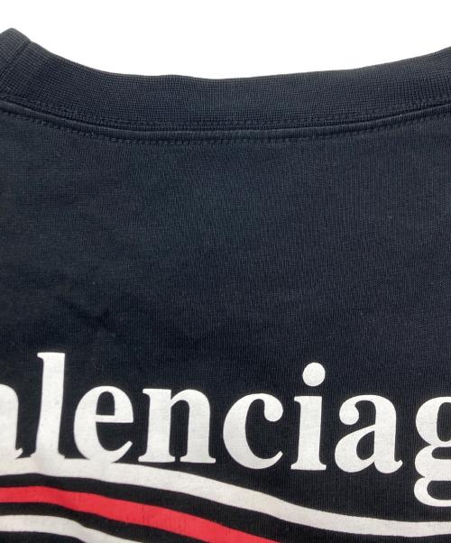 BALENCIAGA（バレンシアガ）BALENCIAGA (バレンシアガ) キャンペーンTシャツ ブラック サイズ:SIZE XSの古着・服飾アイテム