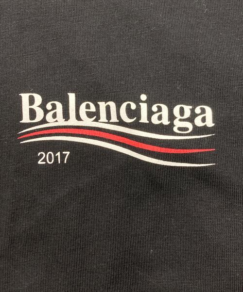 BALENCIAGA（バレンシアガ）BALENCIAGA (バレンシアガ) キャンペーンTシャツ ブラック サイズ:SIZE XSの古着・服飾アイテム