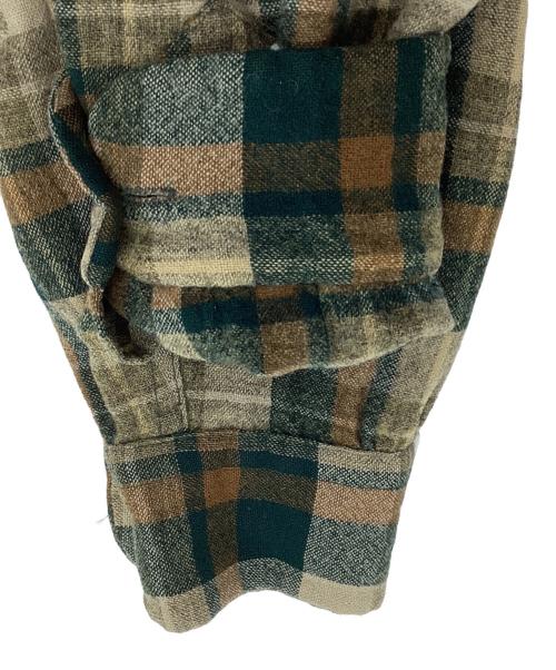 PENDLETON（ペンドルトン）PENDLETON (ペンドルトン) ボードシャツ ベージュ×グリーン サイズ:SIZE Mの古着・服飾アイテム