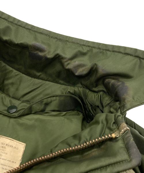 US ARMY（ユーエスアーミー）US ARMY (ユーエスアーミー) ライナー付 A-1 デッキジャケット オリーブ サイズ:SIZE Mの古着・服飾アイテム