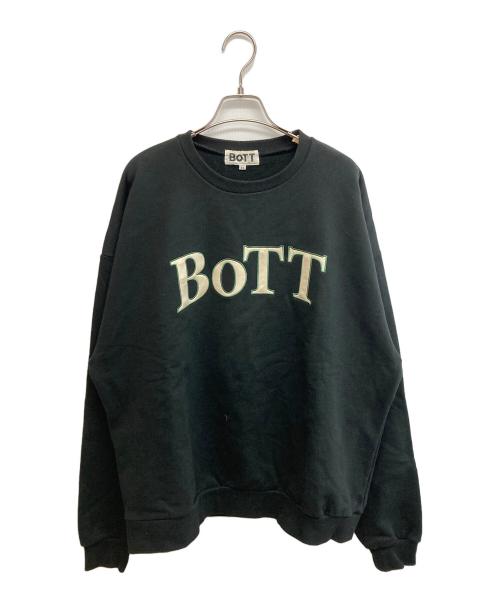 BoTT（ボット）BoTT (ボット) APPLE BUTTER STORE (アップルバターストア) コラボ スウェット ブラック サイズ:SIZE XLの古着・服飾アイテム