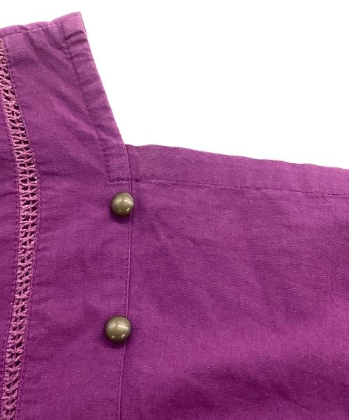 Velnica（ヴェルニカ）Velnica (ヴェルニカ) Vネックシャツワンピース ピンク サイズ:不明の古着・服飾アイテム