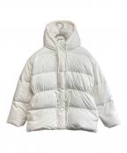 ENFOLDエンフォルド）の古着「N/PUタフタ ミニマルダウンジャケット」｜ホワイト