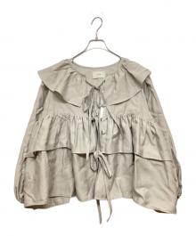 papier（パピエ）の古着「Tiered gown」｜ベージュ