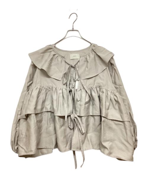 papier（パピエ）papier (パピエ) Tiered gown ベージュ サイズ:SIZE Free 未使用品の古着・服飾アイテム