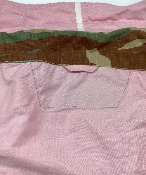 JUNYA WATANABE MAN（ジュンヤワタナベマン）JUNYA WATANABE MAN (ジュンヤワタナベマン) BROOKS BROTHERS (ブルックスブラザーズ) Reconstructed long sleeve shirt ピンク サイズ:SIZE XSの古着・服飾アイテム