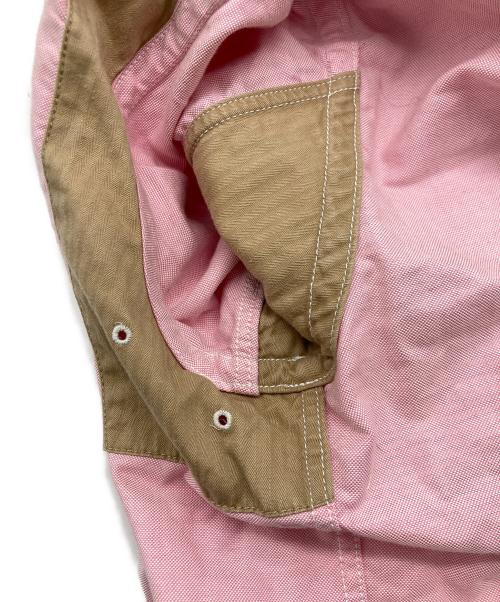 JUNYA WATANABE MAN（ジュンヤワタナベマン）JUNYA WATANABE MAN (ジュンヤワタナベマン) BROOKS BROTHERS (ブルックスブラザーズ) Reconstructed long sleeve shirt ピンク サイズ:SIZE XSの古着・服飾アイテム