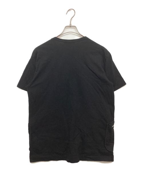COMME des GARCONS HOMME DEUX（コムデギャルソン オム ドゥ）COMME des GARCONS HOMME DEUX (コムデギャルソン オム ドゥ) ジッパーポケットTシャツ ブラック サイズ:SIZE Mの古着・服飾アイテム