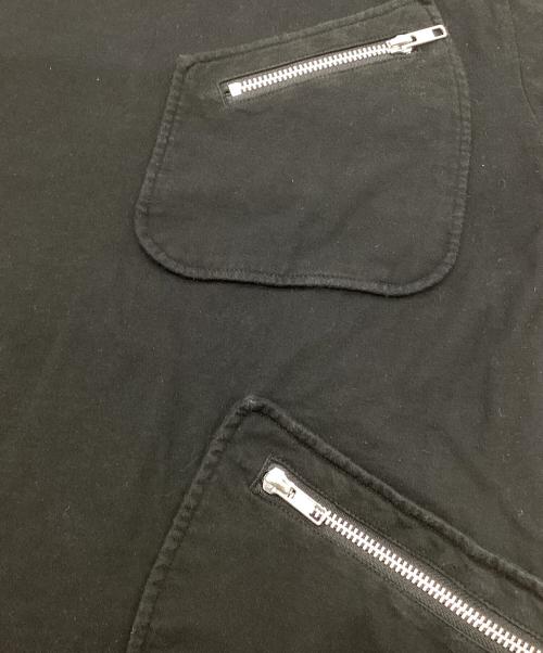 COMME des GARCONS HOMME DEUX（コムデギャルソン オム ドゥ）COMME des GARCONS HOMME DEUX (コムデギャルソン オム ドゥ) ジッパーポケットTシャツ ブラック サイズ:SIZE Mの古着・服飾アイテム