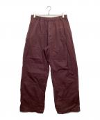 UNDERCOVERISMアンダーカバーイズム）の古着「ジップポケット イージーパンツ」｜パープル