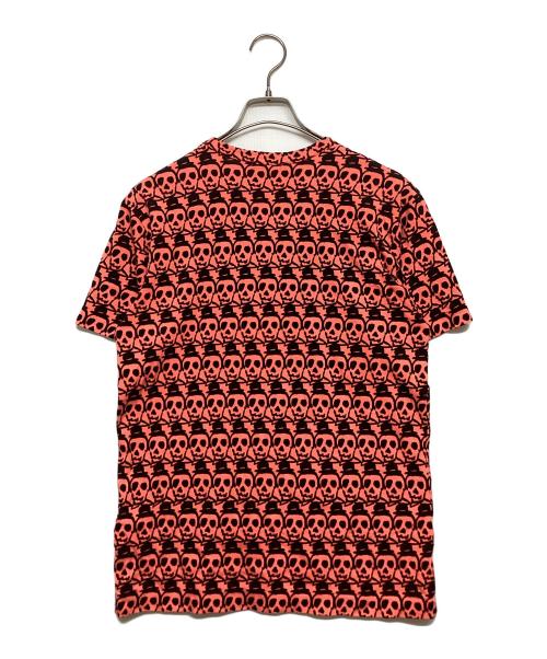 COMME des GARCONS HOMME PLUS（コムデギャルソンオムプリュス）COMME des GARCONS HOMME PLUS (コムデギャルソンオムプリュス) スカル総柄 Tシャツ オレンジ サイズ:SIZE Sの古着・服飾アイテム