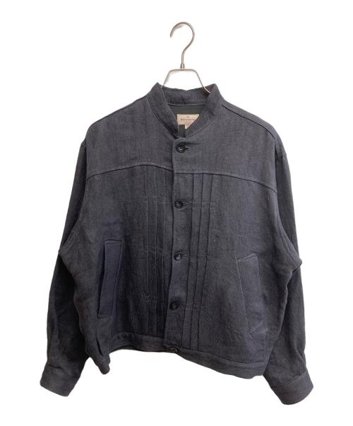 NEZU YOHINTEN（ネヅヨウヒンテン）NEZU YOHINTEN (ネヅヨウヒンテン) リネンジャケット パープル サイズ:SIZE2の古着・服飾アイテム