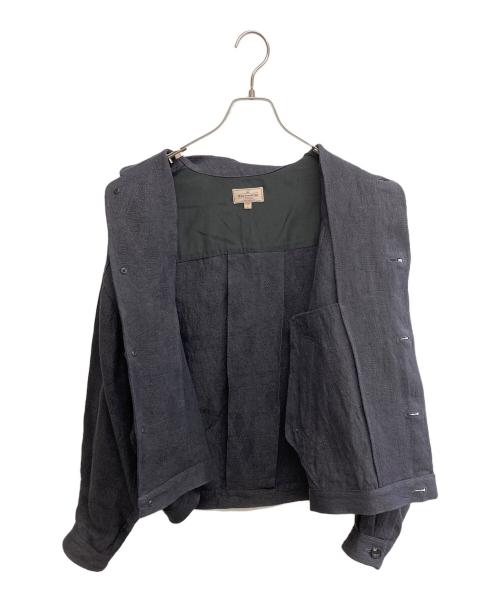 NEZU YOHINTEN（ネヅヨウヒンテン）NEZU YOHINTEN (ネヅヨウヒンテン) リネンジャケット パープル サイズ:SIZE2の古着・服飾アイテム