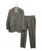 TOMORROW LANDトゥモローランド）の古着「GUABELLO SUPER 130'S & SILK セットアップ」｜グレー