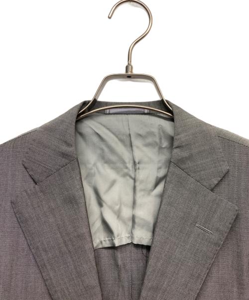 TOMORROW LAND（トゥモローランド）TOMORROW LAND (トゥモローランド) GUABELLO SUPER 130'S & SILK セットアップ グレー サイズ:50の古着・服飾アイテム