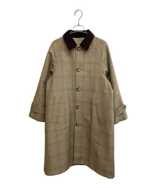 BEAUTY&YOUTH（ビューティーアンドユース）BEAUTY&YOUTH (ビューティーアンドユース) コットンシャンブレー リバーシブル ステンカラーコート ベージュ サイズ:SIZE Sの古着・服飾アイテム