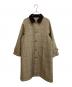 BEAUTY&YOUTH（ビューティーアンドユース）の古着「コットンシャンブレー リバーシブル ステンカラーコート」｜ベージュ