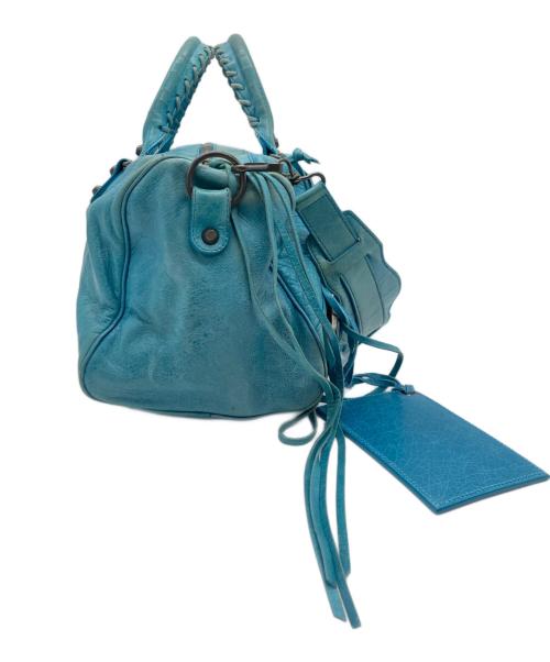 BALENCIAGA（バレンシアガ）BALENCIAGA (バレンシアガ) 2WAYバッグ スカイブルーの古着・服飾アイテム