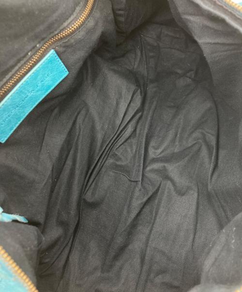 BALENCIAGA（バレンシアガ）BALENCIAGA (バレンシアガ) 2WAYバッグ スカイブルーの古着・服飾アイテム