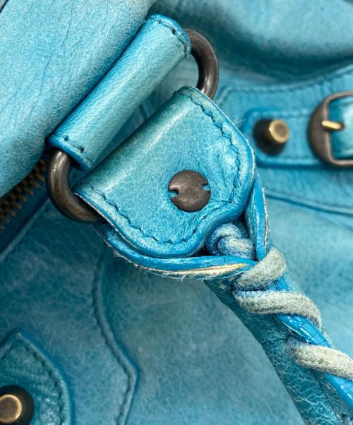 BALENCIAGA（バレンシアガ）BALENCIAGA (バレンシアガ) 2WAYバッグ スカイブルーの古着・服飾アイテム