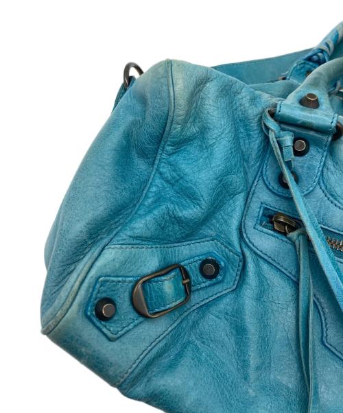 BALENCIAGA（バレンシアガ）BALENCIAGA (バレンシアガ) 2WAYバッグ スカイブルーの古着・服飾アイテム